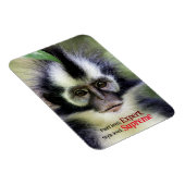 Fluffy Thomas Leaf monkey Magneet (Rechterzijde)