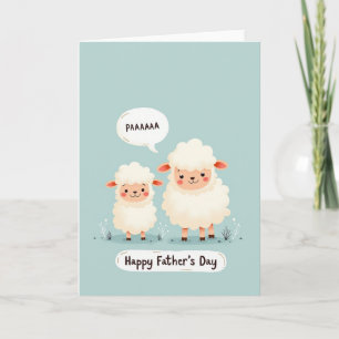 Fluffy Vaderdag Schaap Kaart