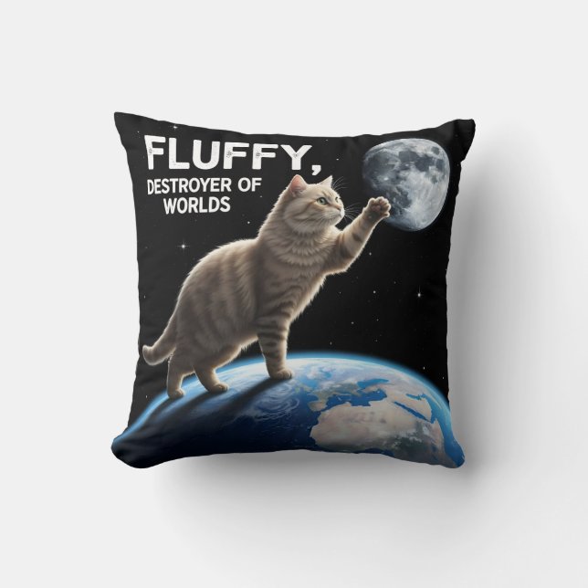Fluffy, Vernietiger van Werelden Kussen (Voorkant)