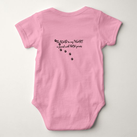 Fluffy Vinny - Baby Bodysuit (Achterkant)