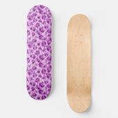 Fluffy Violet Persoonlijk Skateboard (Voorkant)