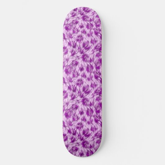 Fluffy Violet Persoonlijk Skateboard (Voorkant)