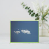 Fluffy White Cloud on Deep Blue Sky op Currambine Briefkaart (Staand voorkant)
