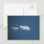Fluffy White Cloud on Deep Blue Sky op Currambine Briefkaart (Voorkant / Achterkant)