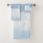 Fluffy White Clouds Bad Handdoek (Insitu)
