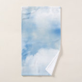 Fluffy White Clouds Bad Handdoek (Handdoek)