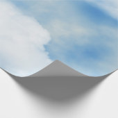 Fluffy White Clouds Cadeaupapier (Hoek)