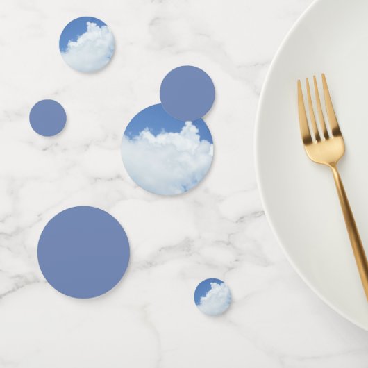 Fluffy White Clouds Confetti (Groep)