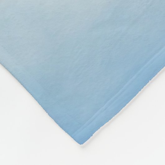 Fluffy White Clouds Fleece Deken (Hoek)