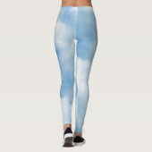 Fluffy White Clouds Leggings (Achterkant)