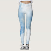 Fluffy White Clouds Leggings (Voorkant)