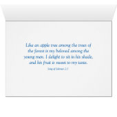 Fluffy White Clouds - Lied van de Zon. kaart 2:3 (Binenzijde Horizontaal (Onderkant))