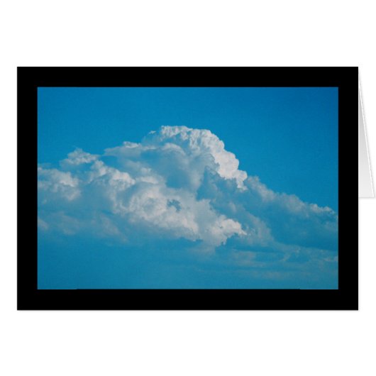 Fluffy White Clouds - Lied van de Zon. kaart 2:3 (Voorkant Horizontaal)