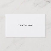 Fluffy White Clouds tegen Clear Blue Sky Visitekaartje (Achterkant)