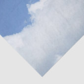 Fluffy White Clouds Tissuepapier (Detail)