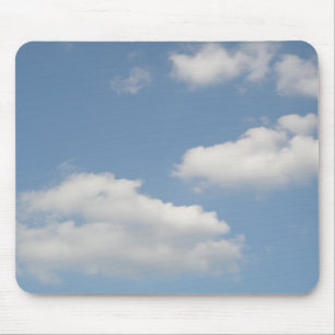 Fluffy White Cumulus Clouds Mousepad Muismat