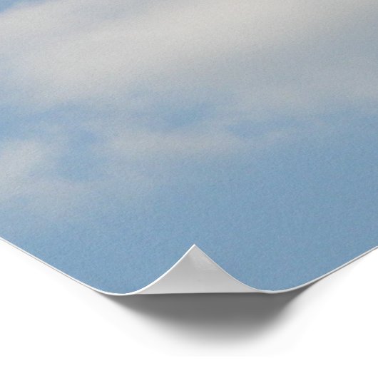 Fluffy White Cumulus Clouds Print (Hoek)