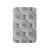 Fluffy White Dandelion Flowers Natuur Patroon Badmat (Voorkant Verticaal)