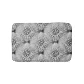 Fluffy White Dandelion Flowers Natuur Patroon Badmat (Voorkant)