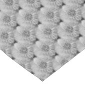 Fluffy White Dandelion Flowers Natuur Patroon Tafelkleed (Gekanteld)