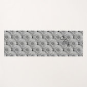 Fluffy White Dandelions Natuur Aangepast Yogamat (Voorkant (horizontaal))