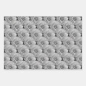 Fluffy White Dandelions Natuur Patroon Inpakpapier Vel (Voorkant 3)