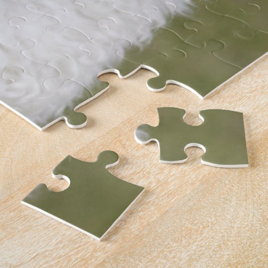 Fluffy White Poodle Puppy Dog Legpuzzel (Zijkant)