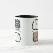 Fluffy White Sheep - "Deep Thoughts Later" Schatti Mok (Midden)