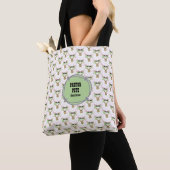 Fluffy White Sheep Tote Bag (Dichtbij)