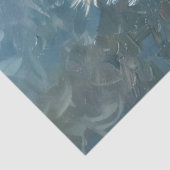 Fluffy White Silkie Chicken Oil Painting Decoupage Tissuepapier (Detail)