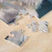 Fluffy White Silkie Chicken Oil Painting Legpuzzel (Zijkant)