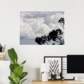 Fluffy Whites-Poster Poster (Thuiskantoor)