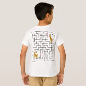 fluffy witte katjes en springende konijnen spelen  t-shirt (Achterkant volledig)
