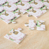 Fluffy Witte Schaap Legpuzzel (Zijkant)