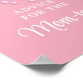 Fluffy witte wolk negen Advies voor de aanstaande  Poster (Hoek)