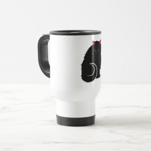 FluffyBlackCat.ai Reisbeker (Voorkant links)