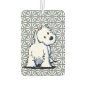 Fluffybutt Westie Luchtverfrisser (Achterkant)