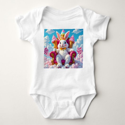 FluffyCloudConfections baby bodysuit onepiece (Voorkant)