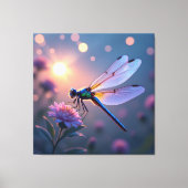 Flügel aus Licht – Die Libelle Canvas Afdruk (Voorkant)