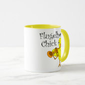 Flugelhorn Chick Tekst Mok (Voorkant rechts)