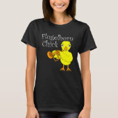 Flugelhorn Chick White Tekst T-shirt (Voorkant)