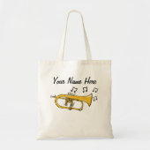 Flugelhorn Custom Canvas tas Messing Muzikant Gift (Voorkant)