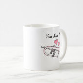 Flugelhorn Custom Wedding Mok Messing Muzikant (Voorkant rechts)