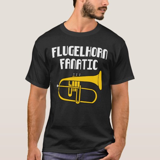 Flugelhorn Fanatic T-shirt (Voorkant)