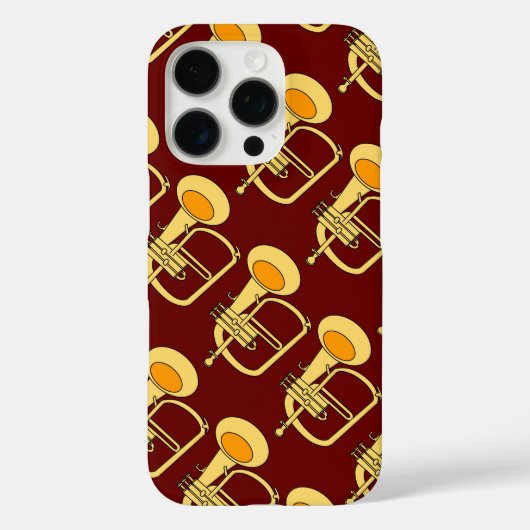Flugelhorn muziekinstrument Case-Mate iPhone case (Achterkant)