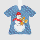 Flugelhorn Snowman Ornament (achterkant)