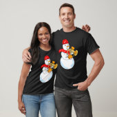 Flugelhorn Snowman T-shirt (Unisex)