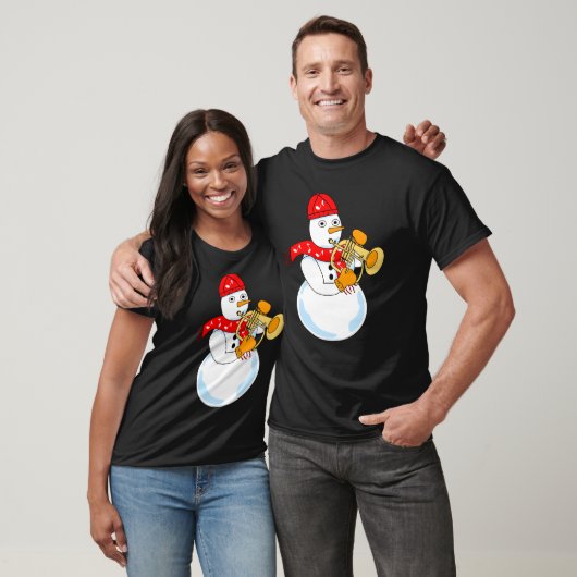 Flugelhorn Snowman T-shirt (Unisex)