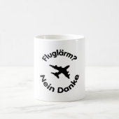 Fluglärm? Nein Danke Koffiemok (Center)