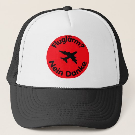 Fluglärm? Nein Danke Trucker Pet (Voorkant)